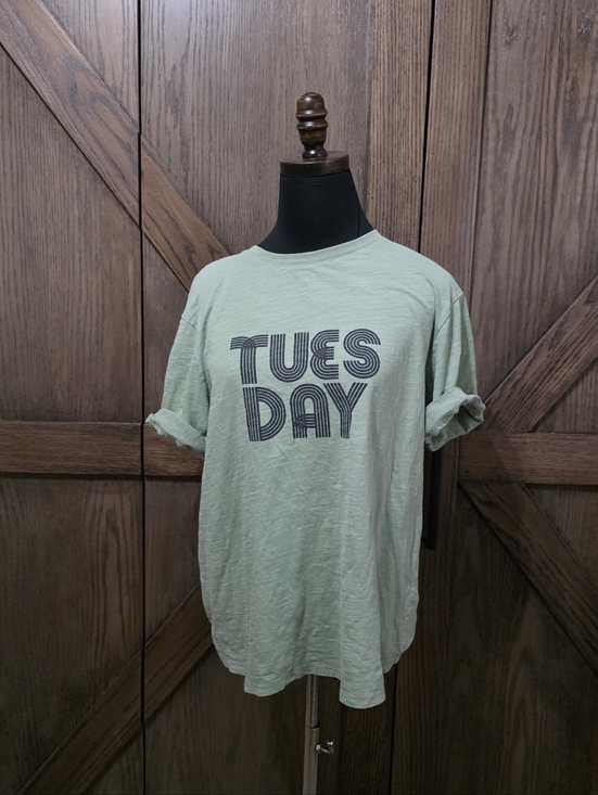Boden Tops - Boden Light Green 'TUESDAY' Short Sleeve Graphic Tee